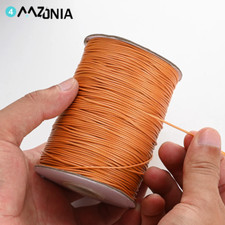 Colorful Waxed Cord Thread 0.5-2mm Jewelry Making Rope UK 