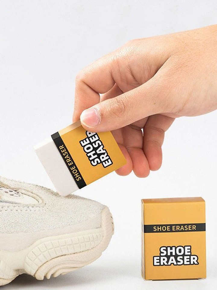 For Sneakers Shoes Stain Eraser Detergent Clean Suede Leather Rubber
