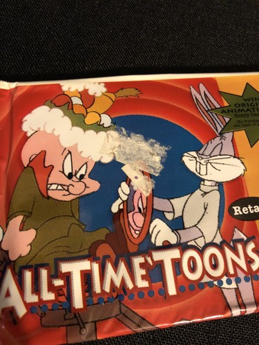 1996 Upper Deck All-Time-Toons Single Pack Card, Factory Sealed - Picture 2 of 3