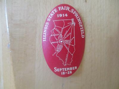 (5219) Reklamemarke - Illinois State Fair, Springfield 1914