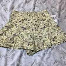 Nwt Free People floral eyelet high waist shorts size 0