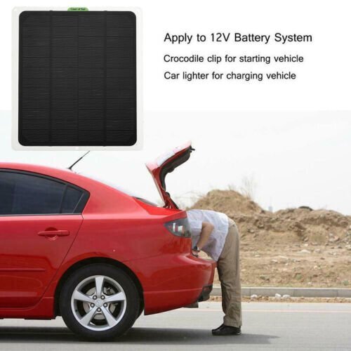 20W 30W Watt Solar Panel Trickle Charger 12V Battery Controller for RV Boat Car - Picture 12 of 22