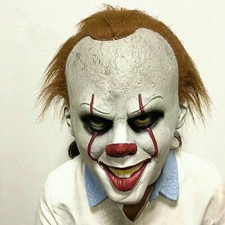 Stephen King's It Mask Pennywise Clown Full Head Helmet Halloween Cosplay Props