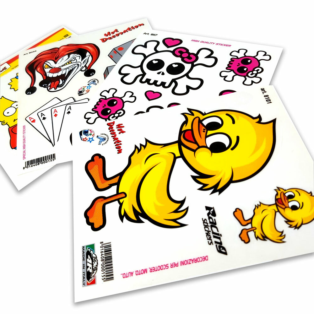 Stickers joker dice cards 14 x 16 cm ebay