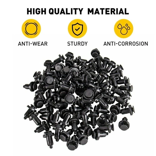 100x Clips Fastener Bumper Hood Fender Retainer for 10mm Honda Accord Civic CR-V - Bild 4 von 11