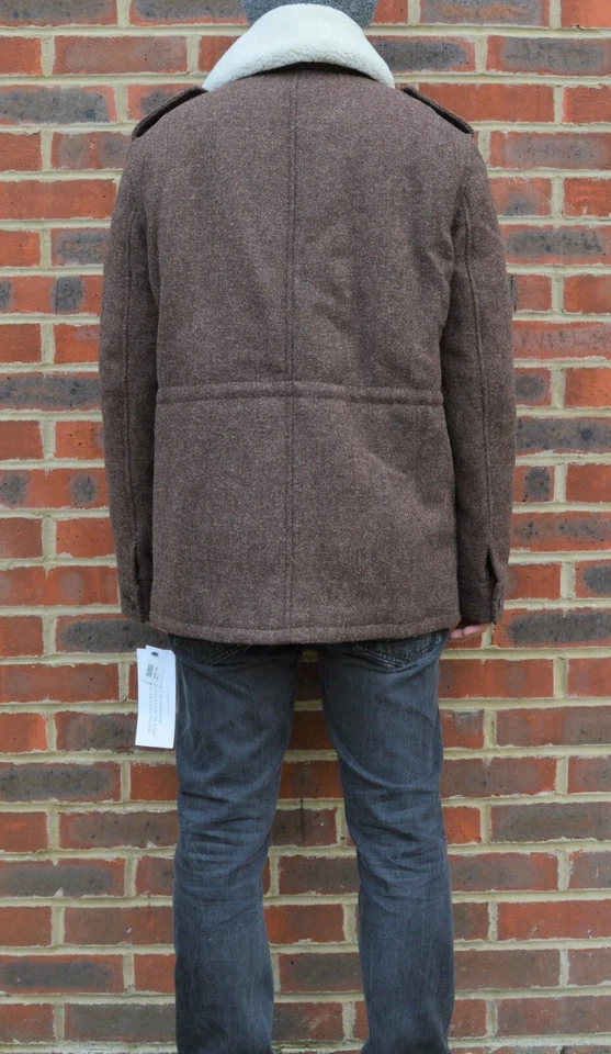 Brand New Apc X Harris Tweed Wool Jacket LARGE A.P.C Heavyweight - Image 4 of 4