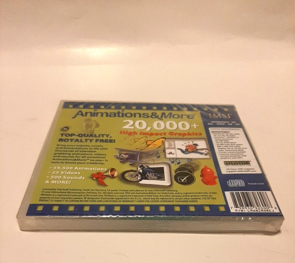 IMSI Selectsoft Animation & More 20,000 High Impact Graphics CD-ROM Windows XP - Image 3 of 4