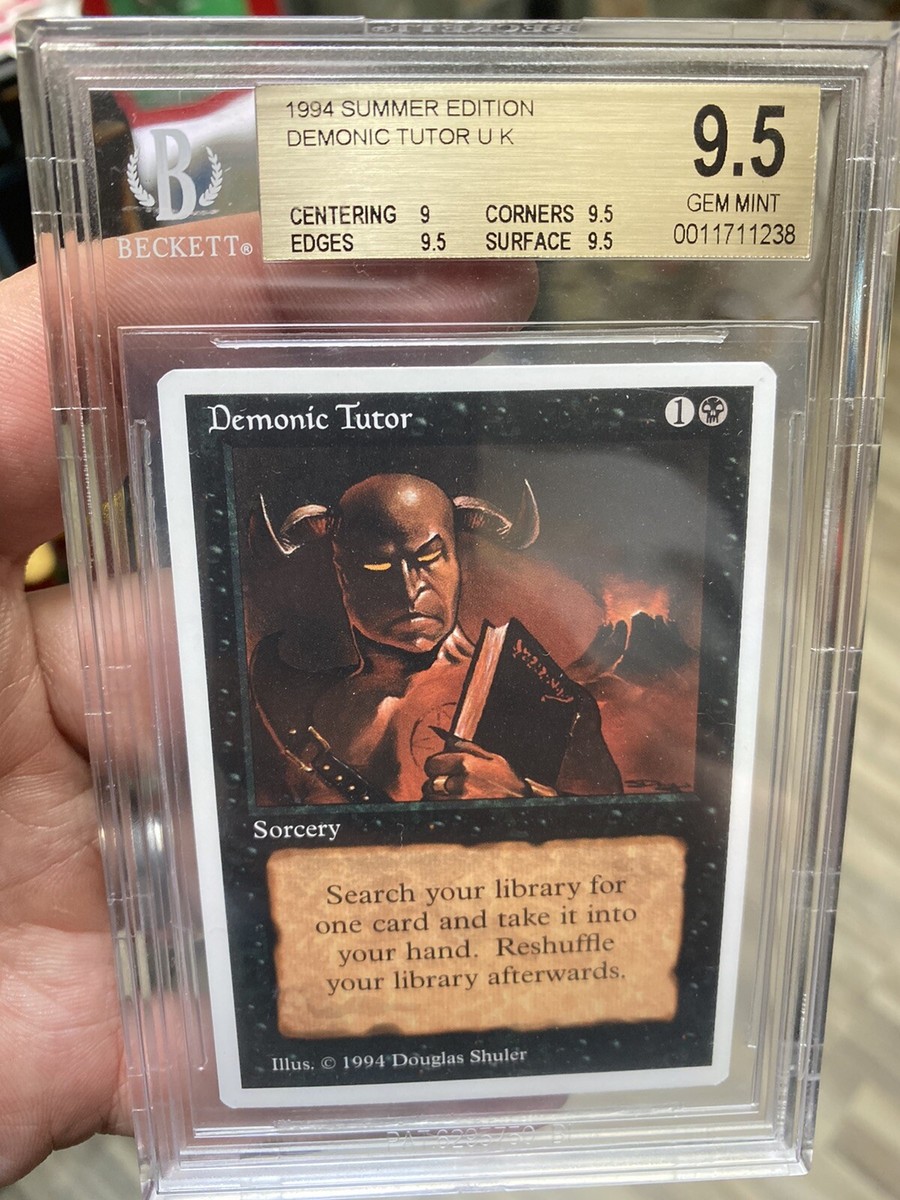 BGS 9.5 Demonic Tutor Summer Edition Ultra Rare | eBay BGS 9.5 Demonic Tutor Summer Edition Ultra Rare | eBay