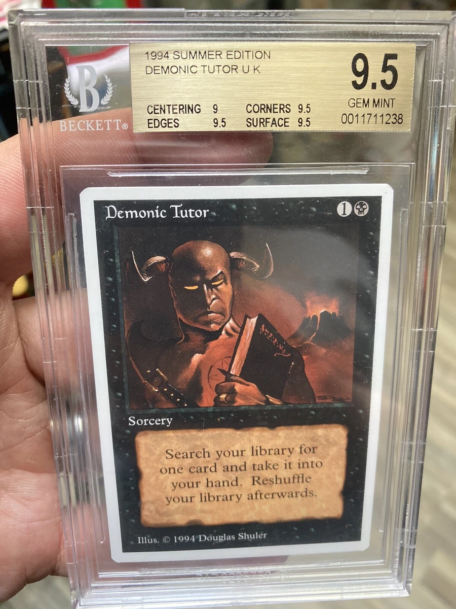 Demonic Tutor Magic: The Gathering Beckett Grading Services (BGS