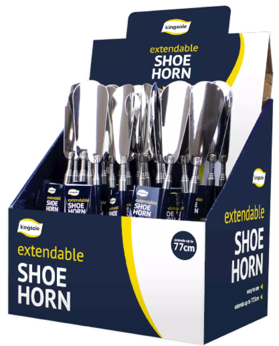 Expandable shoe deals horn