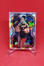 2021 Panini Prizm WNBA A'ja Wilson #13 Cracked Ice Prizm