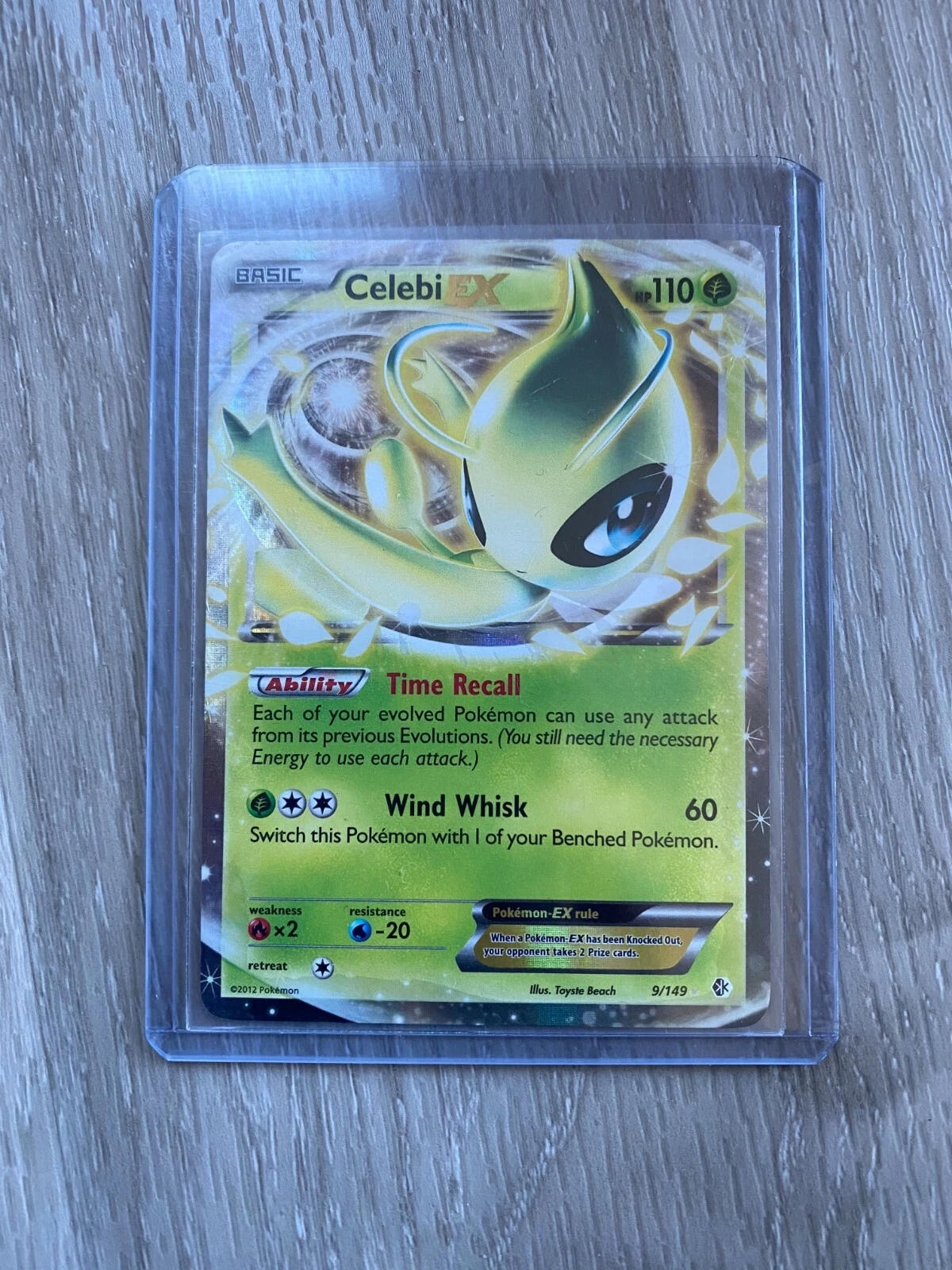 Celebi EX - 9/149 - Pokemon ART - Boundaries Crossed - NM/M