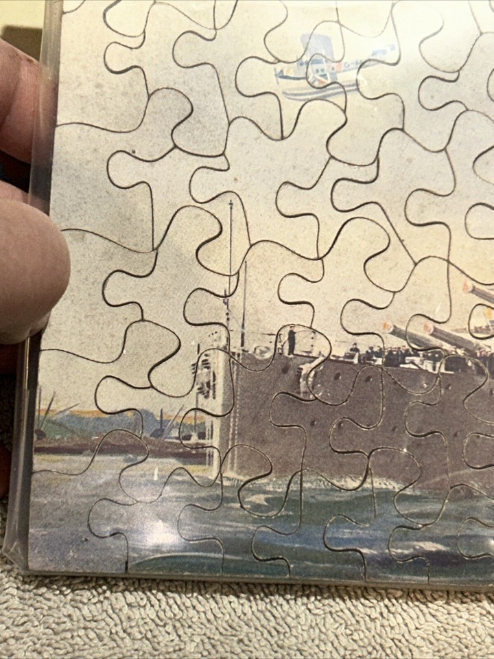 victory jigsaw puzzle British Battleship HMS Queen Elizabeth Wooden