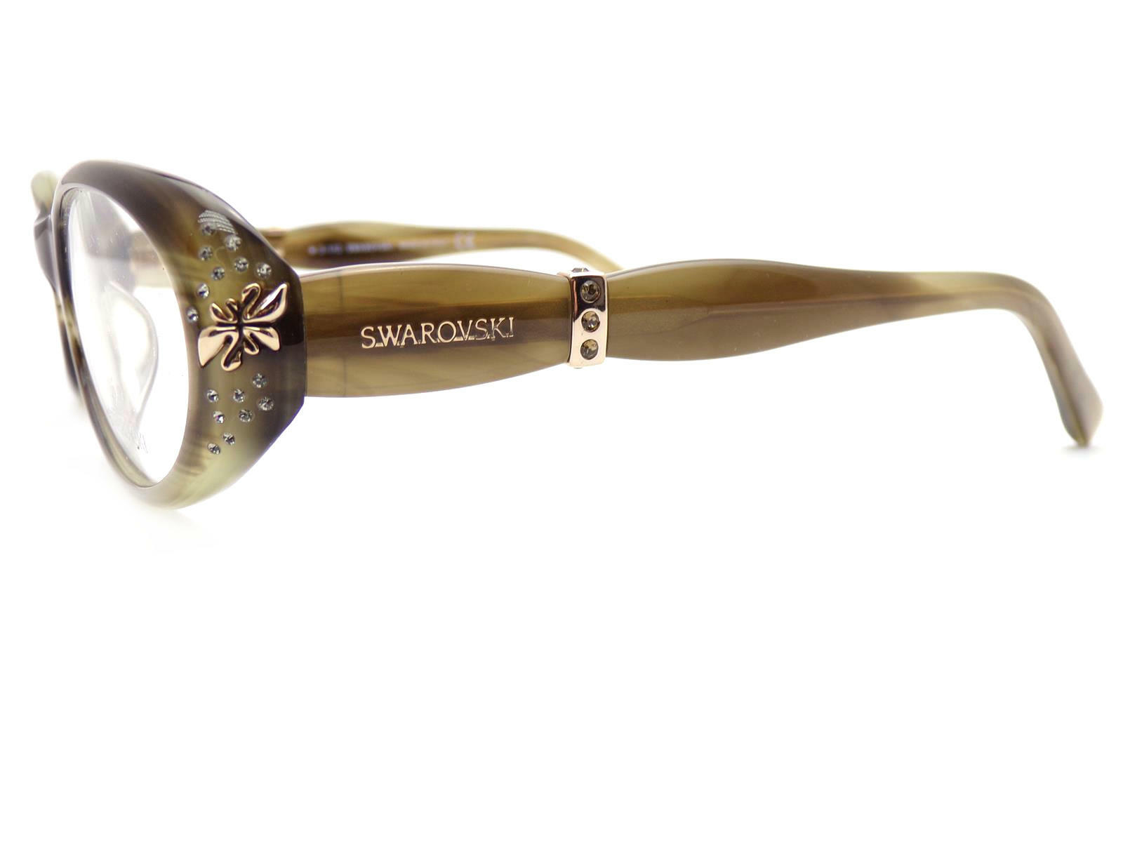 Swarovski +1.50 Reading Glasses Brook Crystal Olive Green SK4056 095 thumbnail 2