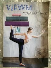 Yoga Mat Holder Wall Mount Yoga Mat Rack Storage Home Gym Accessories Wth 4Hook