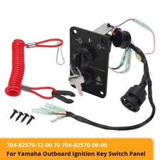 704-82570-12-00 704-82570-08-00 for Yamaha Single Engine Key Switch Panel Assy