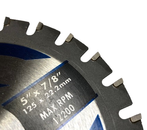 Multi cutter saw Blade 125mm 5 inch Cut steel, Aluminium etc FLEXPRO - Picture 2 of 5