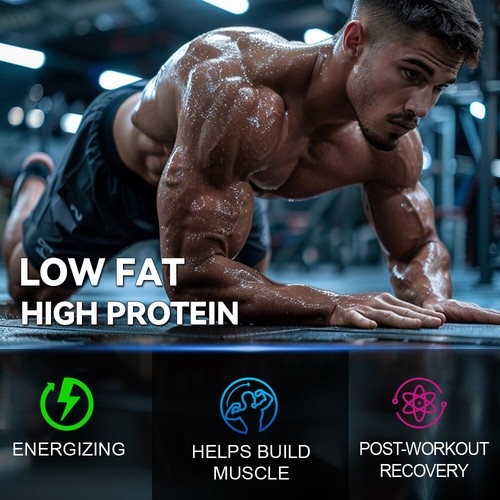 100% Whey Protein Powder - Muscle Growth & Bodybuilding - Chocolate 2 Lbs NEW - Picture 6 of 10