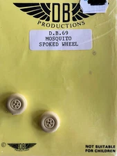 DB PRODUCTIONS 1/72-SCALE RESIN WW2 RAF de HAVILLAND MOSQUITO SPOKED WHEELS DB69