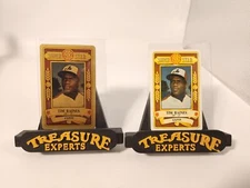 1982 Perma-Graphic Baseball Credit Cards #30 Tim Raines Gold & Reg Cards - Mint