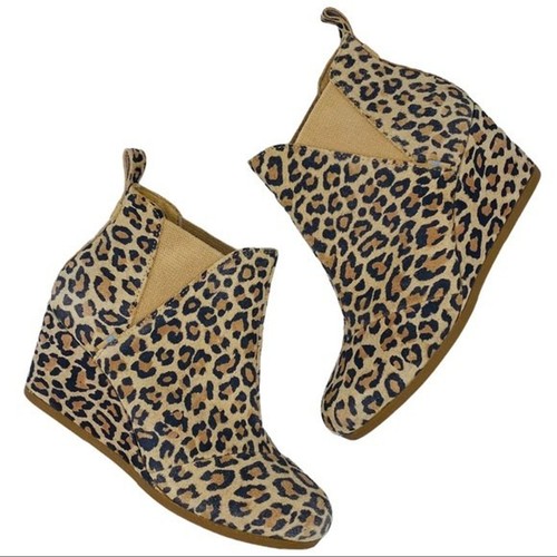 toms kelsey bootie leopard