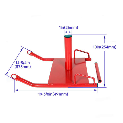 Weight Power Pull Sled Fitness Strength Speed Training Sled Steel W/ Harness - Picture 2 of 12