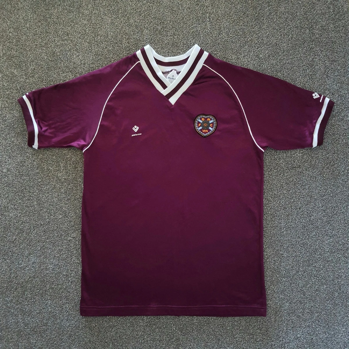 Maillot D'entraînement Heart Of Midlothian (Hearts) 2009/2010, Umbro, Taille L, Blanc, état Moyen