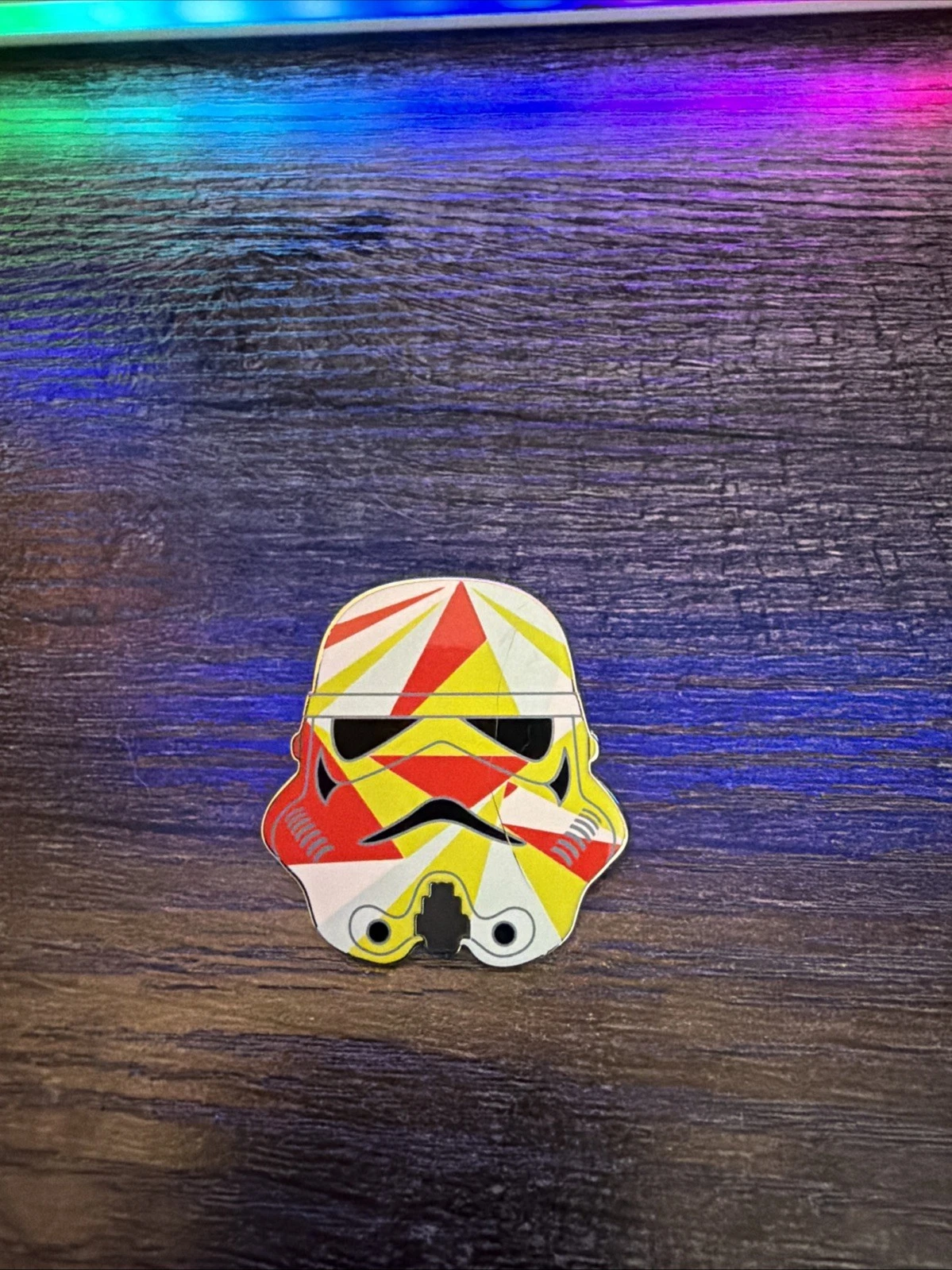 Disney Star Wars Stormtrooper Helmet Mystery Set Geometric Triangles Pin
