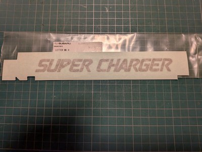 Subaru Genuine New Samba Supercharger Decal Sticker TT.TV.TW.KS.KV. Free Shippin