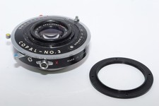 Goerz Apochromat Red Dot Artar 12 " f9 lens in Copal 3 shutter. Recent CLA'd