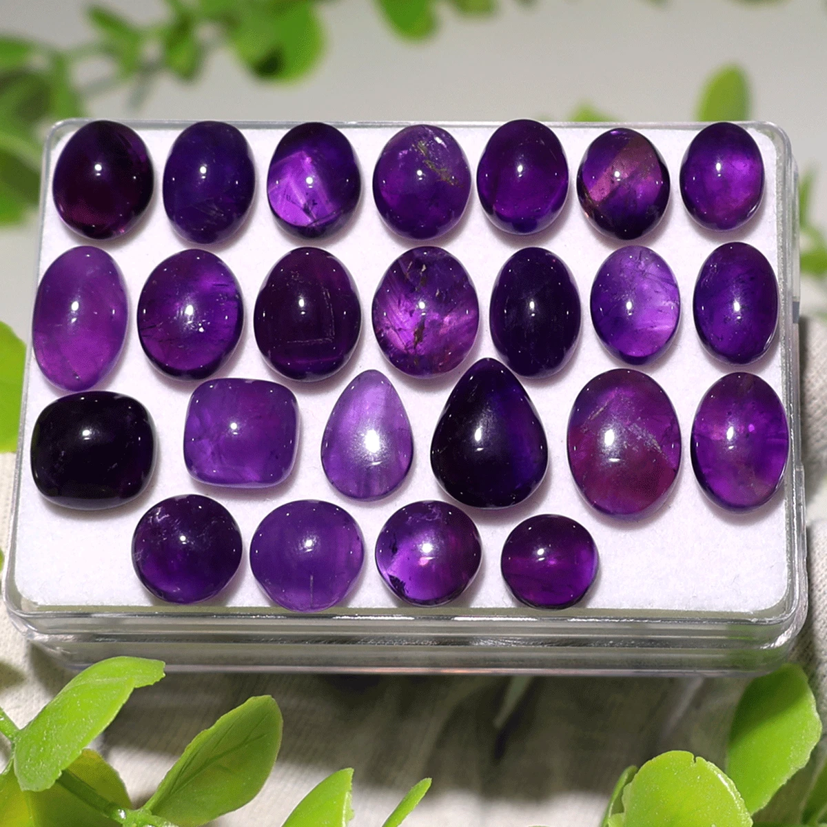 NBEADS 1 Filo Circa 181 Pz di Perle di Ametista Naturale, 2 mm Perline di Pietre Preziose Sciolte Perline Distanziatrici per Artigianato Fai-da-Te