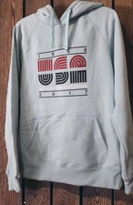 The North Face Hoodie Sweatshirt Blue USA Never Stop Exploring NWT New Sz L CR70