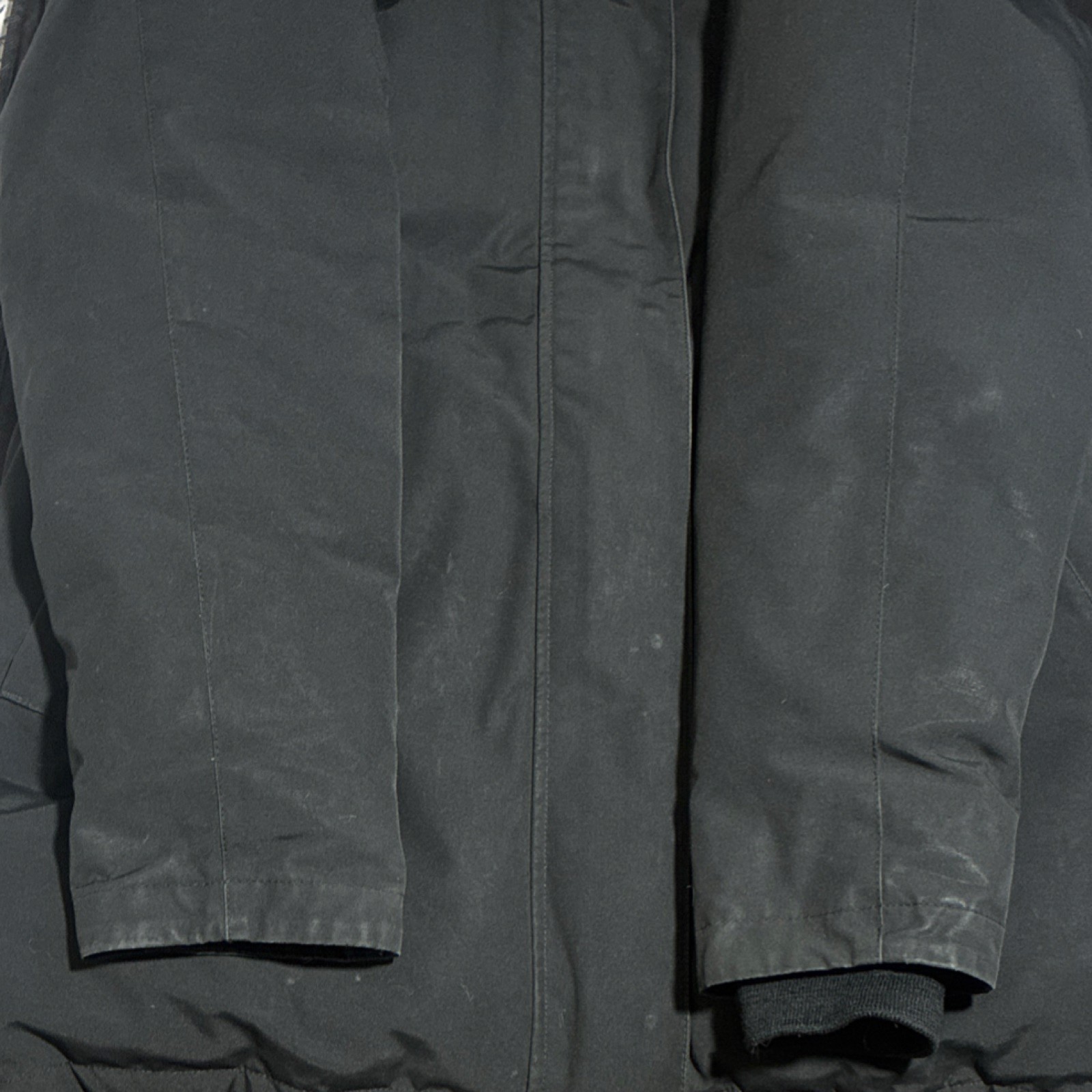 Canada Goose Black Hooded Full Zip Women’s Jacket 2XL (Victoria Parka) image 2