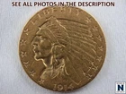 NobleSpirit GEM BU 1914 $2.50 GOLD Indian Head Quarter Eagle 1/4th oz
