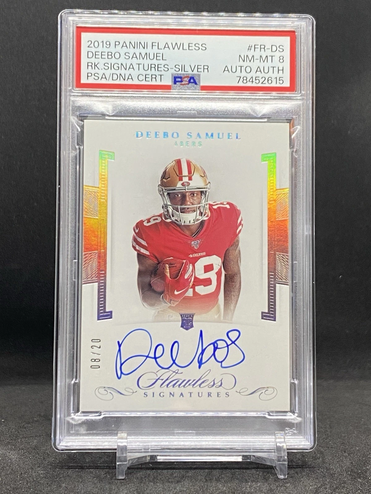 Deebo Samuel Panini Flawless Rookie Signatures #FRDS Base