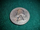 1955 P Washington Silver Quarter Gently Circulated Condition See Pics