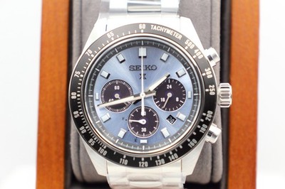 Seiko SBDL109 Prospex SPEEDTIMER Ice Blue Dial Chronograph Solar