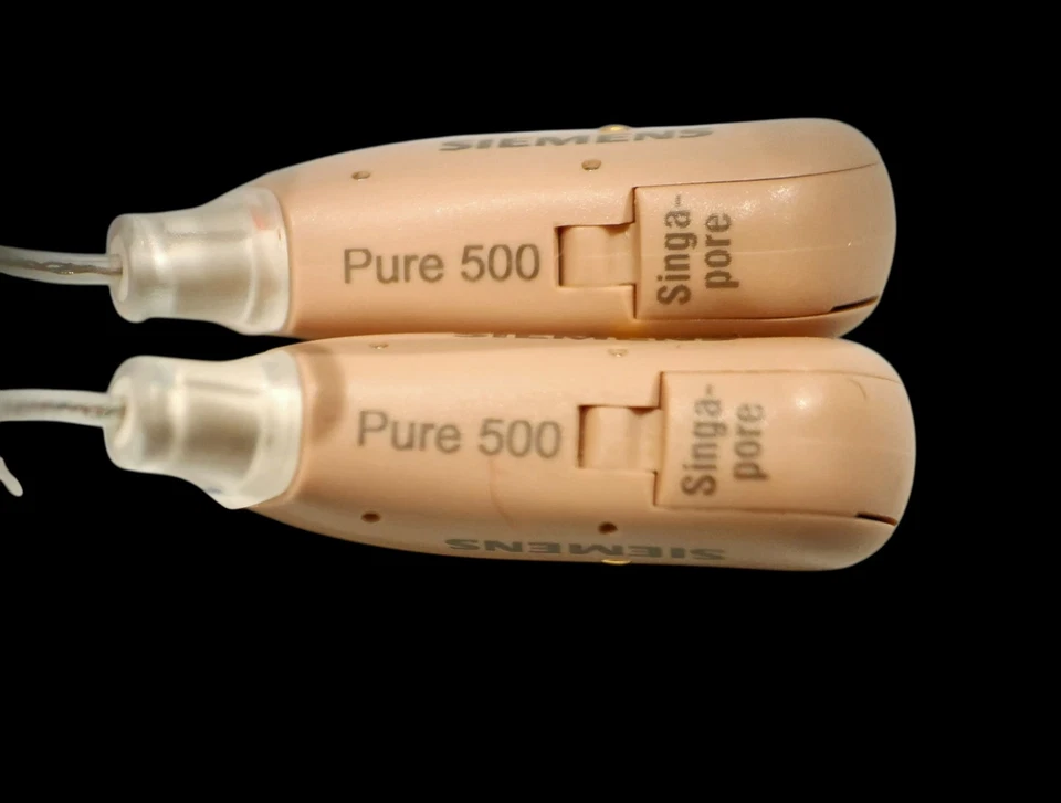 SIEMENS PURE 500 Digital Hearing Aids RIC with Case - Image 4 of 4