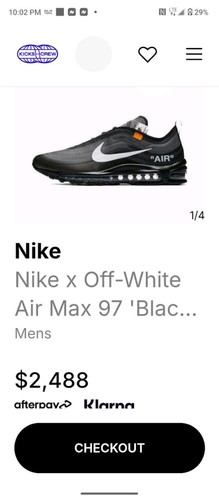 Nike X Off White Air Max 97 Beaverton Orange Usa C-1997. - Picture 10 of 10