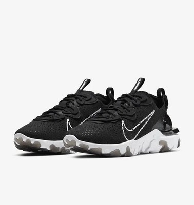 Mens Nike Reactions Vision Trainers CD4373 006 Black/White Size 13 US