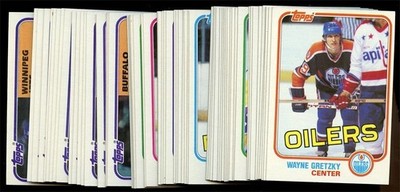 1981-82 Topps Hockey National Base Set 1-66 Complete!! Kurri RC Gretzky!! NM