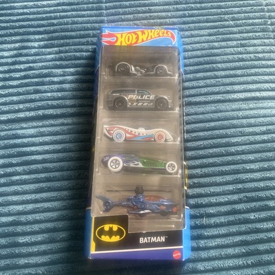 Hot Wheels 5 Pack Diecast Vehicles Kids Toys Cars Mattel Batman HTV44 New