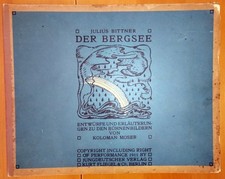 1911 Koloman Moser - Vienna Secession - Large Folder, 17 Plates.