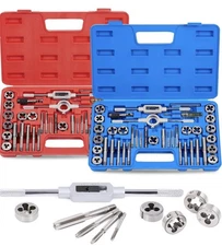 Orion Motor Tech 80Pc Tap and Die Set in SAE and Metric Sizes, Metric and Standa