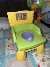 Ancien dresseur de bébé entraînement pot Winnie l'ourson 100 acres bois collection