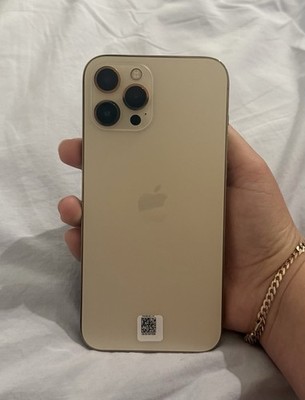 Apple iPhone 12 Pro Max 256GB Beige Unlocked iOS Triple Camera 12MP