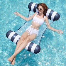 PVC Float Raft for Pool Beach Hammock Type Floats Adults 4 in 1