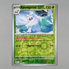 Pokemon TCG Card - Abomasnow 11/193 Reverse Holo Rare | Paldea Evolved 2023 PAL