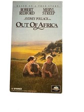 Out of Africa 1985 VHS Meryl Streep, Robert Redford