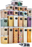 Vorratsdosen 25 Set Aufbewahrungsbox KüChe Organizer, Luftdicht VorratsbehäLter